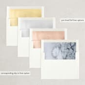 "Blueridge" - Wedding Invitations in Ocean by Leah Bisch - Envelope Liner Options