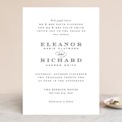 "Diantha" - Wedding Invitations in Ink by Kimberly Morgan - Front