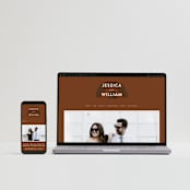"Private Affair" - Wedding Invitations in Cinnamon by Nazia Hyder - FREE Wedding Website