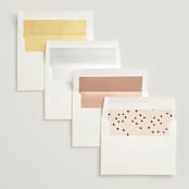 "Private Affair" - Wedding Invitations in Cinnamon by Nazia Hyder - Envelope Liner Options
