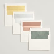 "Gilded Woodland" - Wedding Invitations in Fern by Kristie Kern - Envelope Liner Options