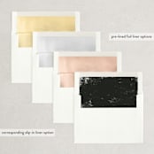 "Dust" - Wedding Invitations in Sienna by Carrie ONeal - Envelope Liner Options