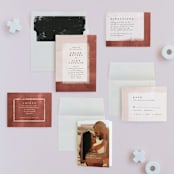 "Dust" - Wedding Invitations in Sienna by Carrie ONeal - Invitation Suite
