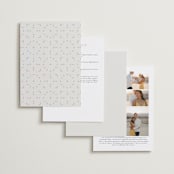 "Unity" - Wedding Invitations in Porcelain by Jennifer Postorino - Back of Card Options