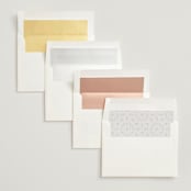 "Unity" - Wedding Invitations in Porcelain by Jennifer Postorino - Envelope Liner Options