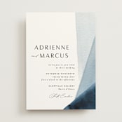 "Trio" - Wedding Invitations in Ocean by Erin L. Wilson - Front