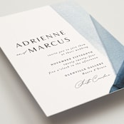 "Trio" - Wedding Invitations in Ocean by Erin L. Wilson - Close-Up