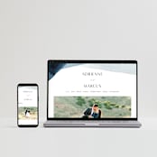"Trio" - Wedding Invitations in Ocean by Erin L. Wilson - FREE Wedding Website