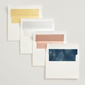"Trio" - Wedding Invitations in Ocean by Erin L. Wilson - Envelope Liner Options