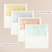 "Caliza" - Wedding Invitations in Seafoam by Lauren Chism - Envelope Liner Options