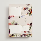 "Bright" - Wedding Invitations in Summer by Leah Bisch - Assembled with Belly Band
