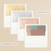 "gallery" - Wedding Invitations in Mojito by Lindsay Megahed - Envelope Liner Options