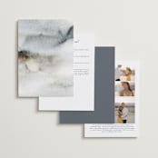 "Grand Escape" - Wedding Invitations in Stone by Petra Kern - Back of Card Options
