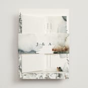 "Grand Escape" - Wedding Invitations in Stone by Petra Kern - Assembled with Belly Band