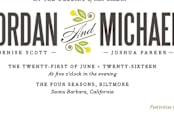 "Unity" - Wedding Invitations in Avocado by Griffinbell Paper Co. - Close-Up