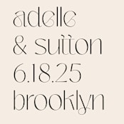 "Brooks" - Wedding Invitations in Vanilla by Kristie Kern - Close-Up