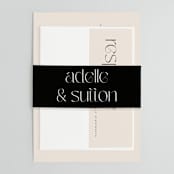 "Brooks" - Wedding Invitations in Vanilla by Kristie Kern - Assembled
