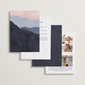 "scene" - Wedding Invitations in Sunrise by Pixel and Hank - Back of Card