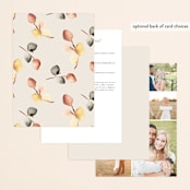 "Bella Mia" - Wedding Invitations in Autumn by Petra Kern - Back of Card