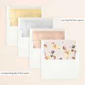 "Bella Mia" - Wedding Invitations in Autumn by Petra Kern - Envelope Liner Options