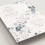 "Violet Cascade" - Wedding Invitations in Violet by Nicoletta Savod - Detail