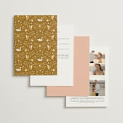 "modern folk" - Wedding Invitations in Blush by GeekInk Design - Back of Card Options