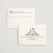 "modern folk" - Wedding Invitations in Blush by GeekInk Design - FREE Recipient Addressing