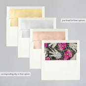 "Elegant Monogram" - Wedding Invitations in Tuxedo by Simona Camp - Envelope Liner Options