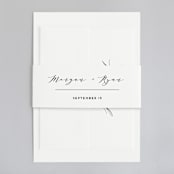 "Elegant Monogram" - Wedding Invitations in Tuxedo by Simona Camp - Assembled