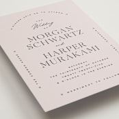 "Coco" - Wedding Invitations in Linen by Carly Reed Walker - Detail