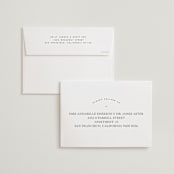 "Coco" - Wedding Invitations in Linen by Carly Reed Walker - FREE Recipient Addressing