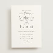 "Pearl" - Wedding Invitations in Chantilly by Jessica Williams - Front