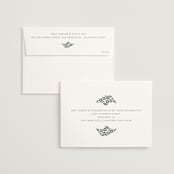 "Floral Diamond" - Wedding Invitations in Eucalyptus by Katharine Watson - FREE Recipient Addressing