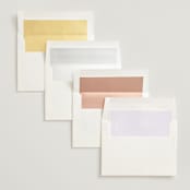 "Gather" - Wedding Invitations in Lilac by Susan Moyal - Envelope Liner Options