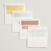 "delicate buds" - Wedding Invitations in Olive by Jennifer Wick - Envelope Liner Options