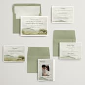 "Countryside" - Wedding Invitations in Emerald by Petra Kern - Invitation Suite