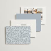 "Hartford" - Wedding Invitations in Powder by Erin L. Wilson - Back of Card Options