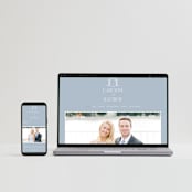 "Hartford" - Wedding Invitations in Powder by Erin L. Wilson - FREE Wedding Website