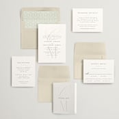 "Conley" - Wedding Invitations in Leaf by Kristie Kern - Invitation Suite