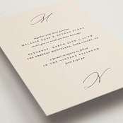 "Infinite" - Wedding Invitations in Ivory by Angela Thompson - Detail