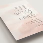 "First light" - Wedding Invitations in Blush by Itsy Belle Studio - Detail