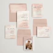 "First light" - Wedding Invitations in Blush by Itsy Belle Studio - Invitation Suite