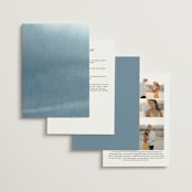 "At Dusk" - Wedding Invitations in Sunset by Sumak Studio - Back of Card Options