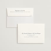 "Modernne" - Wedding Invitations in Powder by Carolyn MacLaren - FREE Recipient Addressing