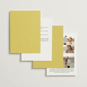 "Antique Ribbon" - Wedding Invitations in Citrine by Olivia Kanaley Inman - Back of Card Options