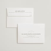 "Riviera" - Wedding Invitations in Linen by Kelly Schmidt - FREE Recipient Addressing