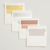"Riviera" - Wedding Invitations in Linen by Kelly Schmidt - Envelope Liner Options