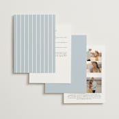 "Dotted Classic" - Wedding Invitations in Hydrangea by Carolyn MacLaren - Back of Card Options