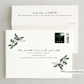 "Meander" - Wedding Invitations in Obsidian by Kaydi Bishop - FREE Recipient Addressing