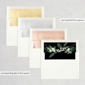 "Meander" - Wedding Invitations in Obsidian by Kaydi Bishop - Envelope Liner Options